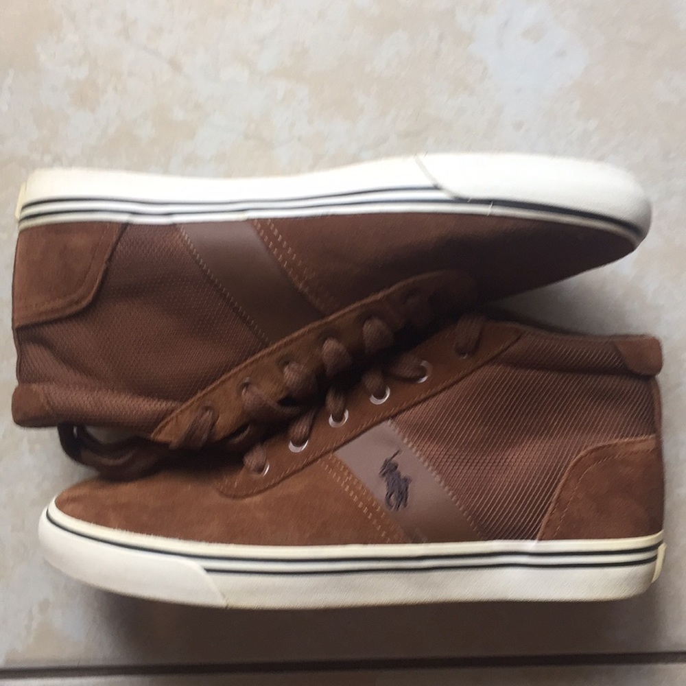 EUC Polo Ralph Lauren Hanford Mid Shoes